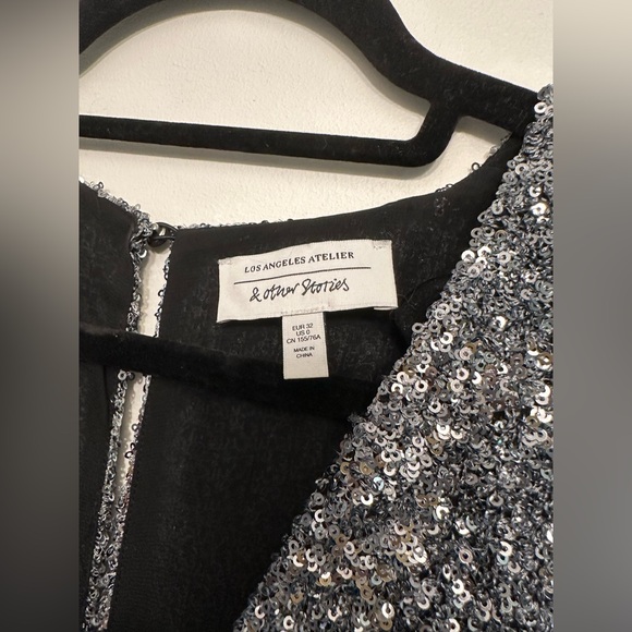 & Other Stories Sequin Mini Dress - Picture 6 of 6